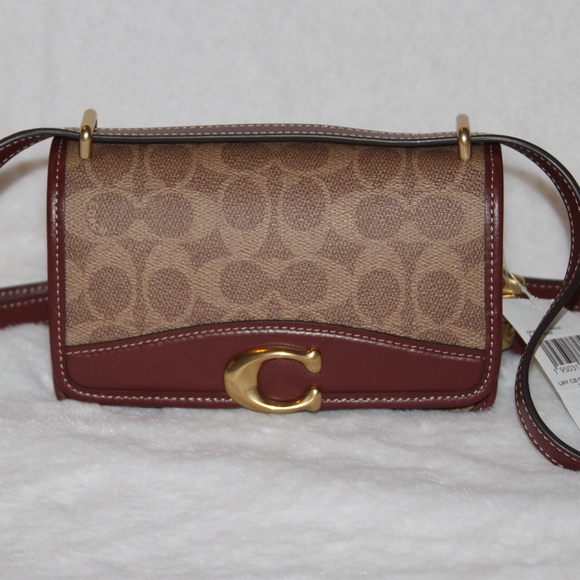 COACH Signature Bandit Lunar New Year Crossbody Bag Purse Handbag Rabbit Charm - Picture 2 of 8